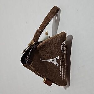 Pyramid coin purse brown Paris